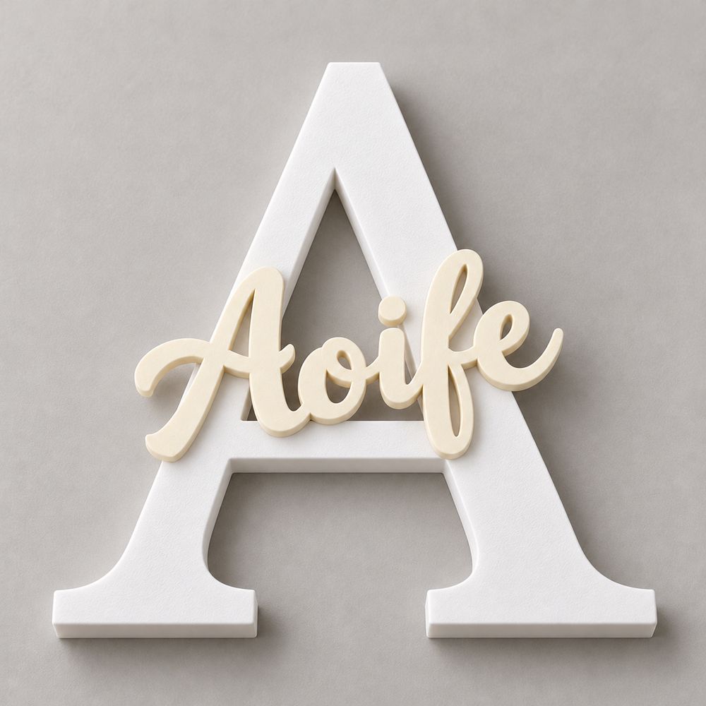 Personalised Initial & Name Decoration