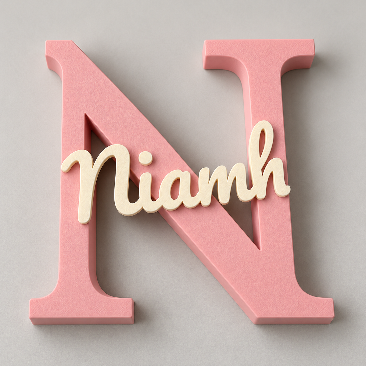 Personalised Initial & Name Decoration