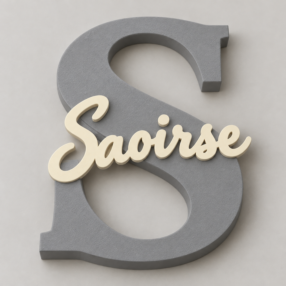 Personalised Initial & Name Decoration