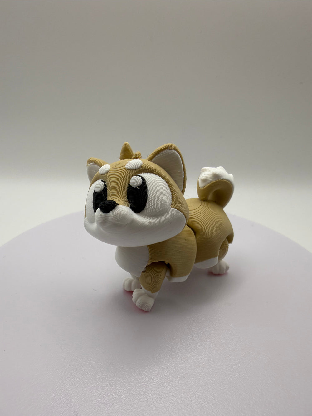 Adoptables – Mini Flexi Animals – Shiba Inu, 3D printed by 3D&ME in Tralee