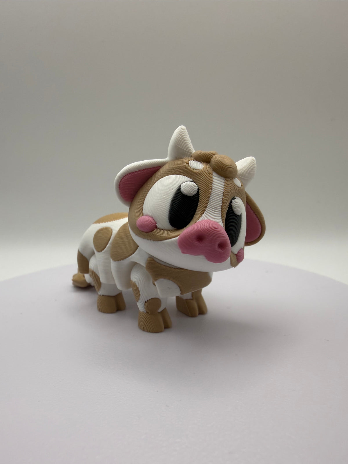 Adoptables – Mini Flexi Animals – Cow, 3D printed by 3D&ME in Tralee
