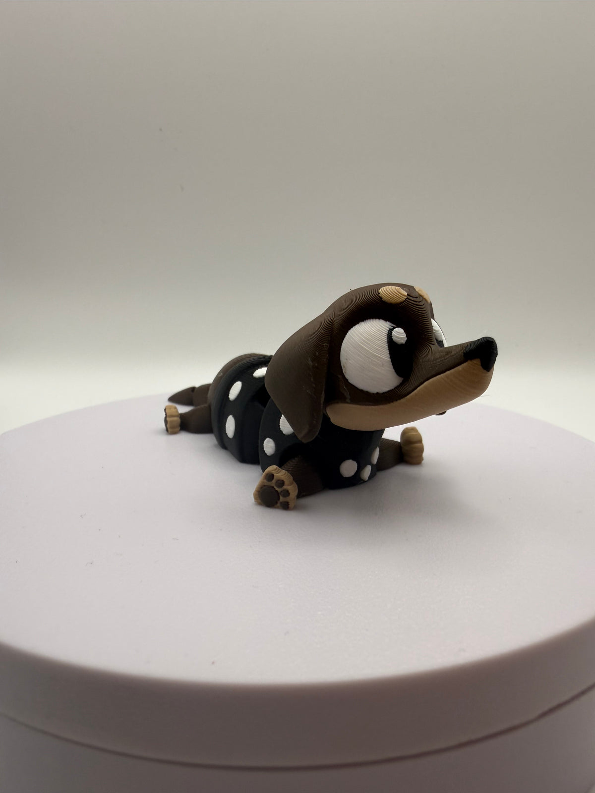Adoptables – Mini Flexi Animals – Dachshund, 3D printed by 3D&ME in Tralee