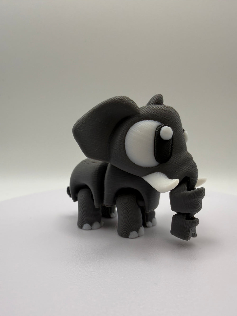 Adoptables – Mini Flexi Animals – Elephant, 3D printed by 3D&ME in Tralee