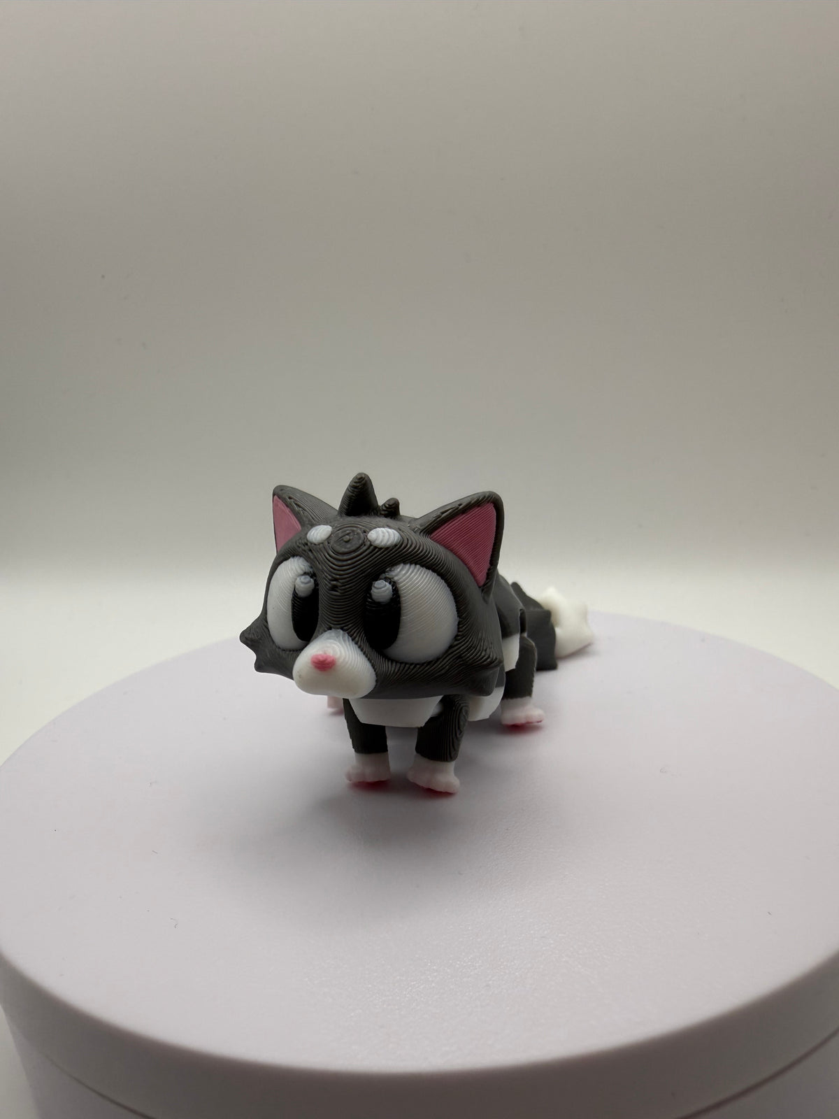 Adoptables – Mini Flexi Animals – Kitten, 3D printed by 3D&ME in Tralee