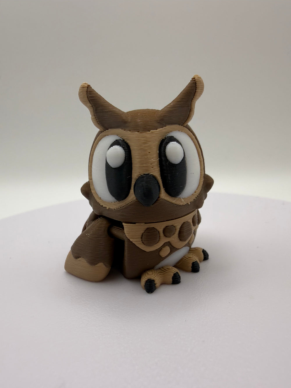 Adoptables – Mini Flexi Animals – Owl, 3D printed by 3D&ME in Tralee
