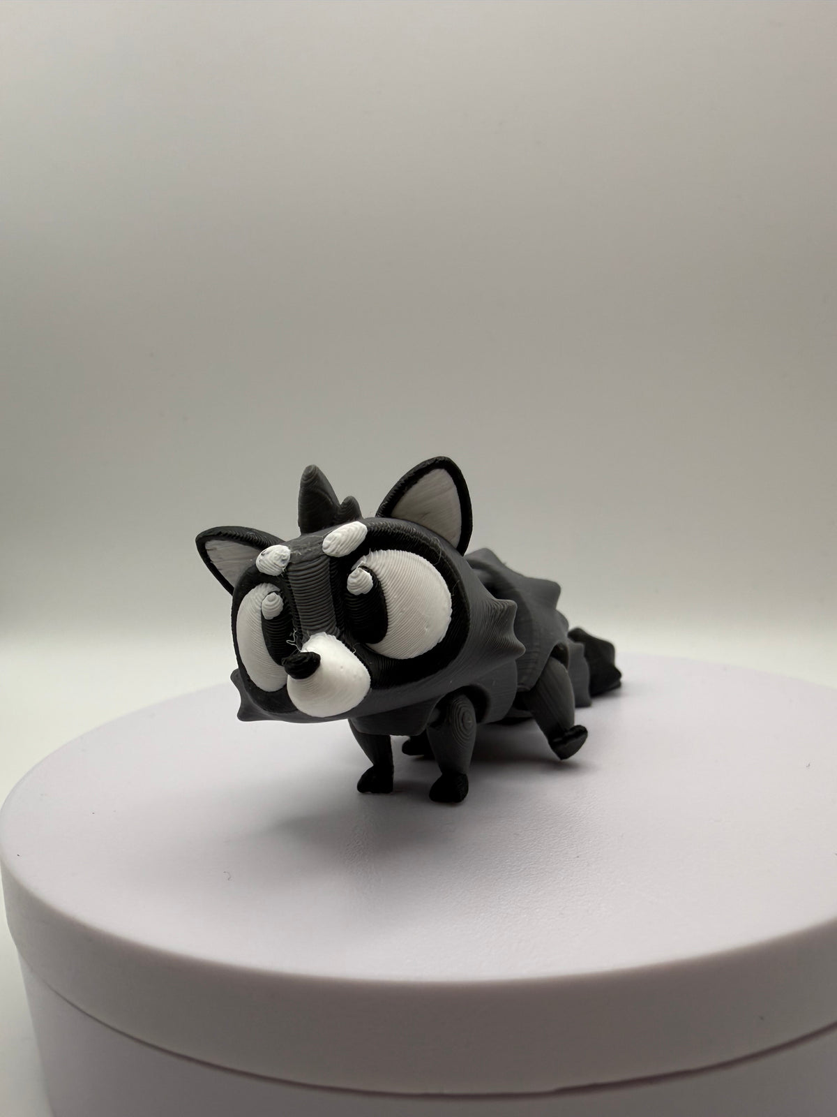 Adoptables – Mini Flexi Animals – Raccoon, 3D printed by 3D&ME in Tralee