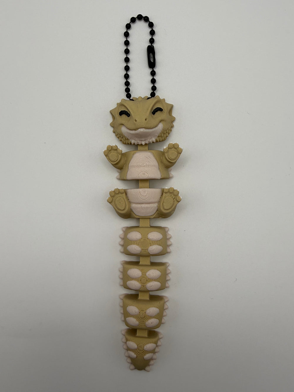 Articulated Animal & Character Keyrings – Tan Bear, 3D printed by 3D&ME in Tralee