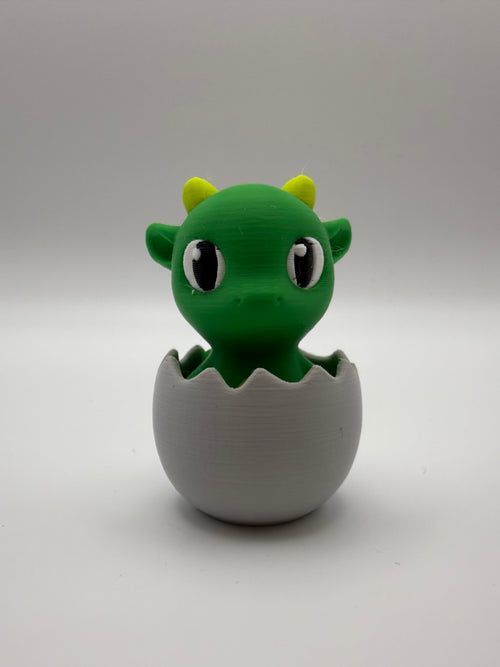 Baby Dragon Egg Fidget – Green, 3D printed by 3D&ME in Tralee