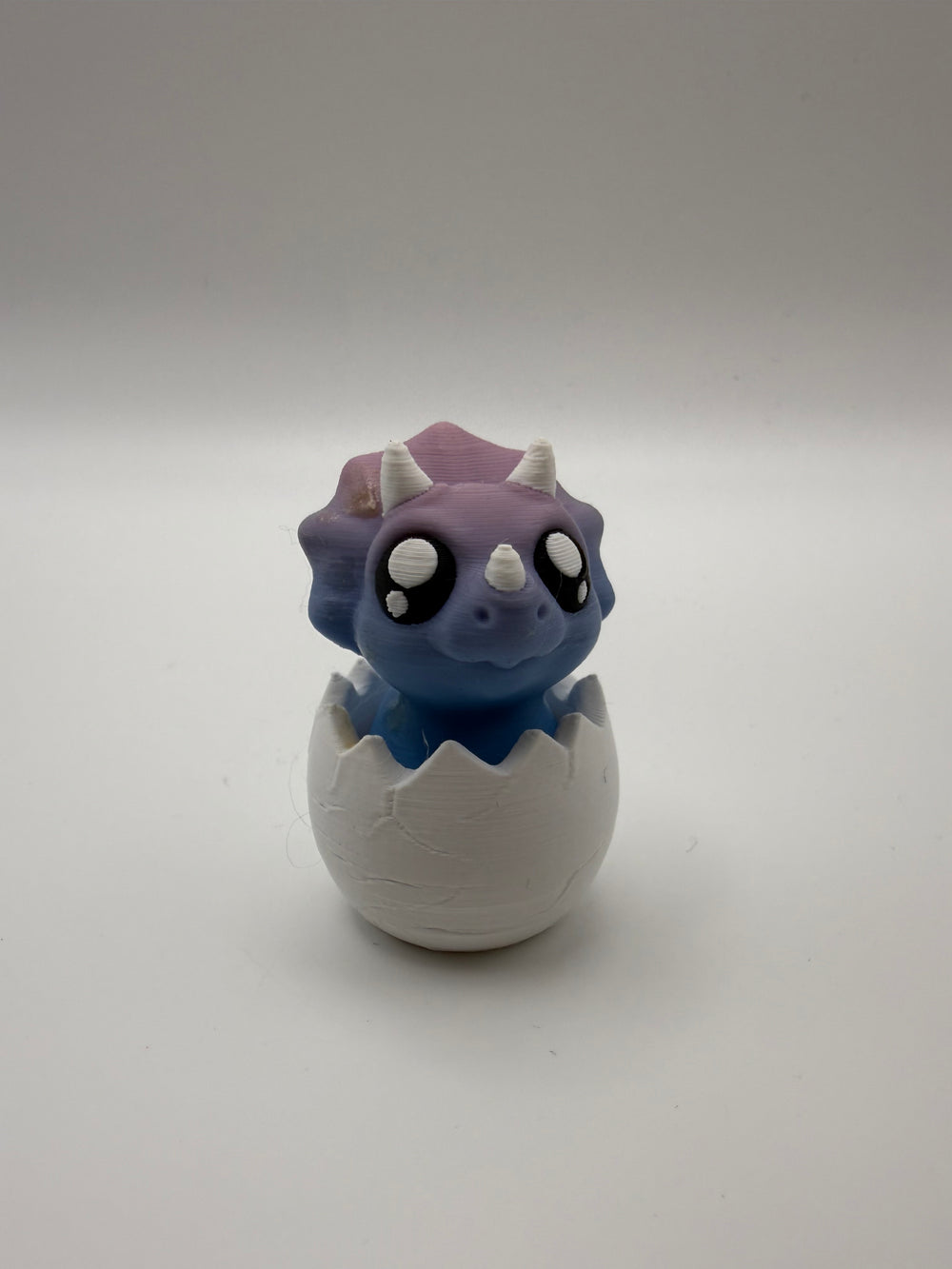 Baby Triceratops Egg Fidget – Purple, 3D printed by 3D&ME in Tralee