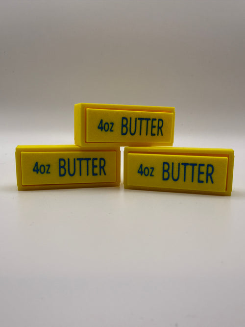 Butter Block Fidget Clicker – Yellow, 3D printed by 3D&ME in Tralee