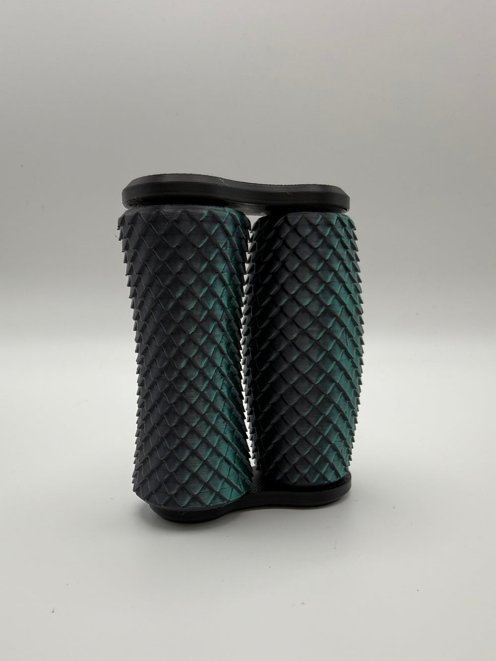 Dragon Scale Fidget Rollers – Midnight Teal, 3D printed by 3D&ME in Tralee