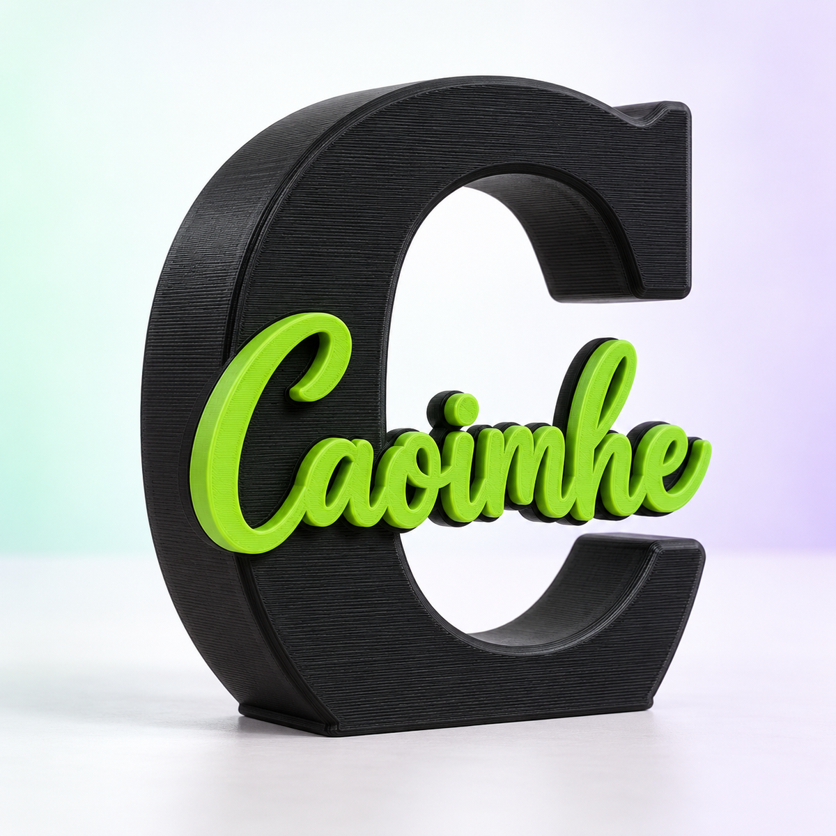 Personalised Initial & Name Decoration