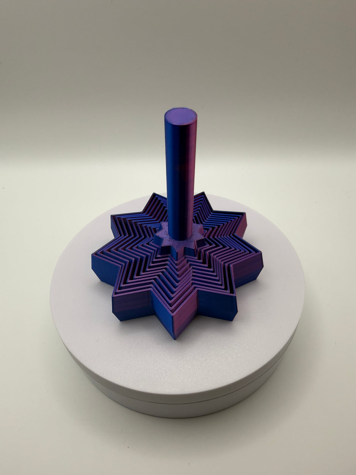 Ninja Star Fidget – Violet, 3D printed by 3D&ME in Tralee