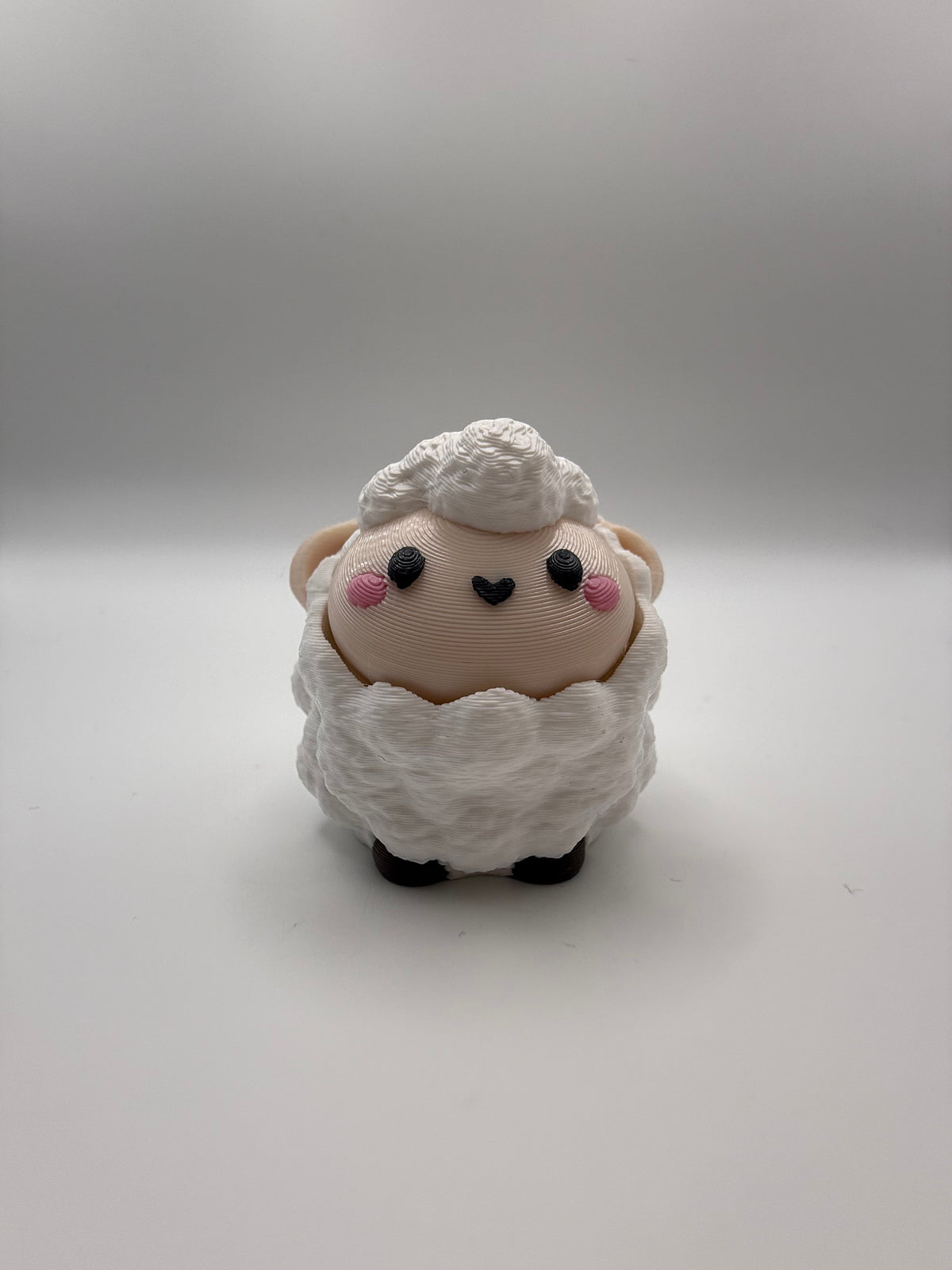 Sheep Fidget Clicker – White, 3D printed by 3D&ME in Tralee